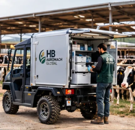 Mobil klinik veteriner aracı ve veteriner hekim